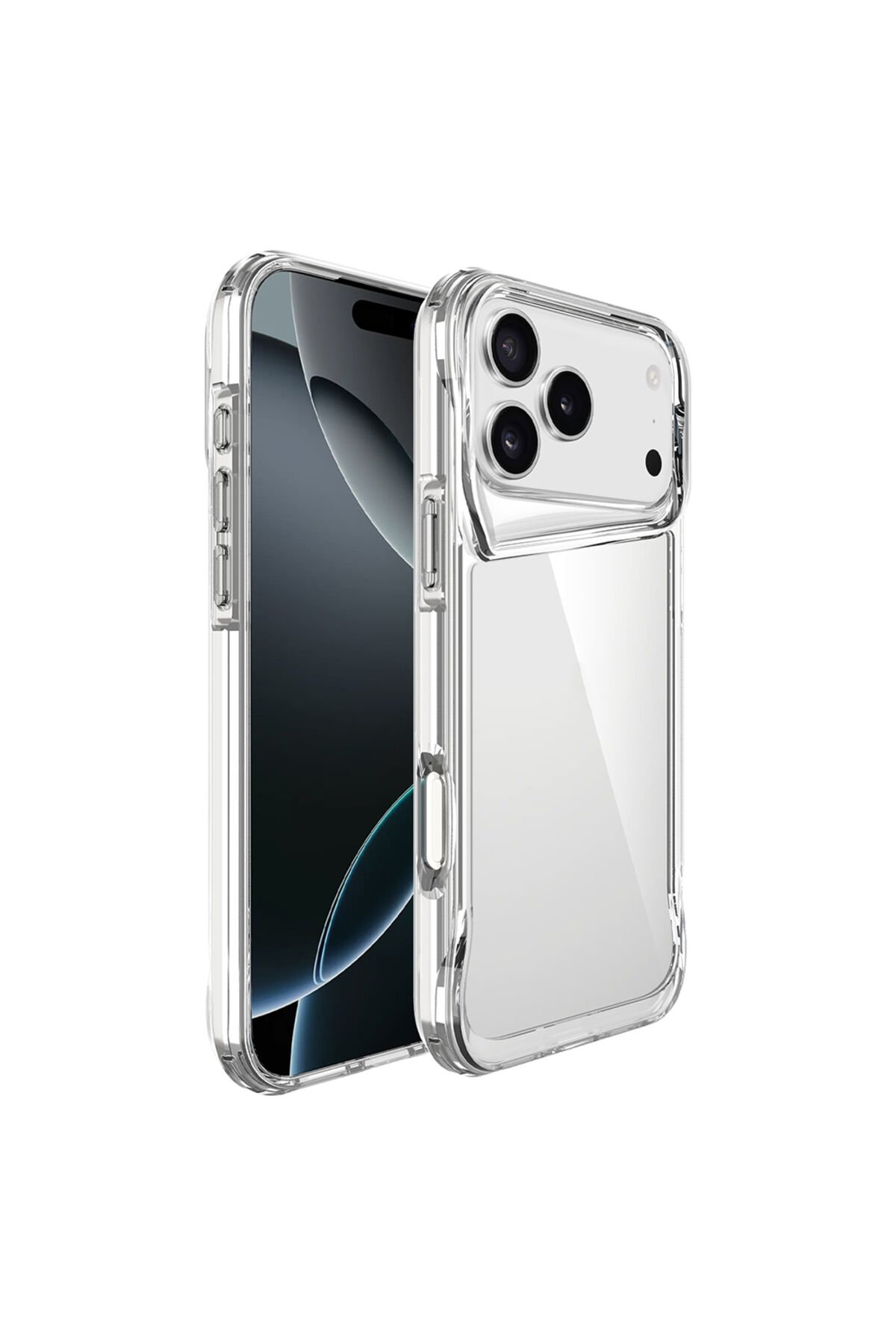iPhone 17 Pro Kılıf T-Max Kapak - Şeffaf
