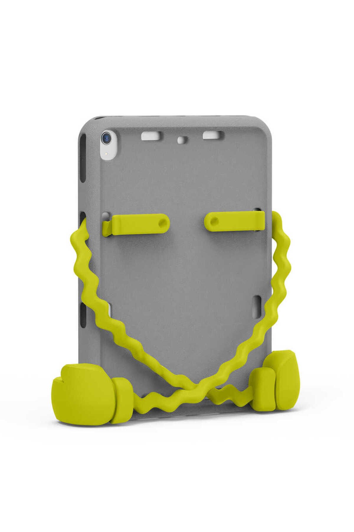 iPad 10.2 (8.Nesil) BSAY Eva Boxer Tablet Silikon - Kırmızı Gri