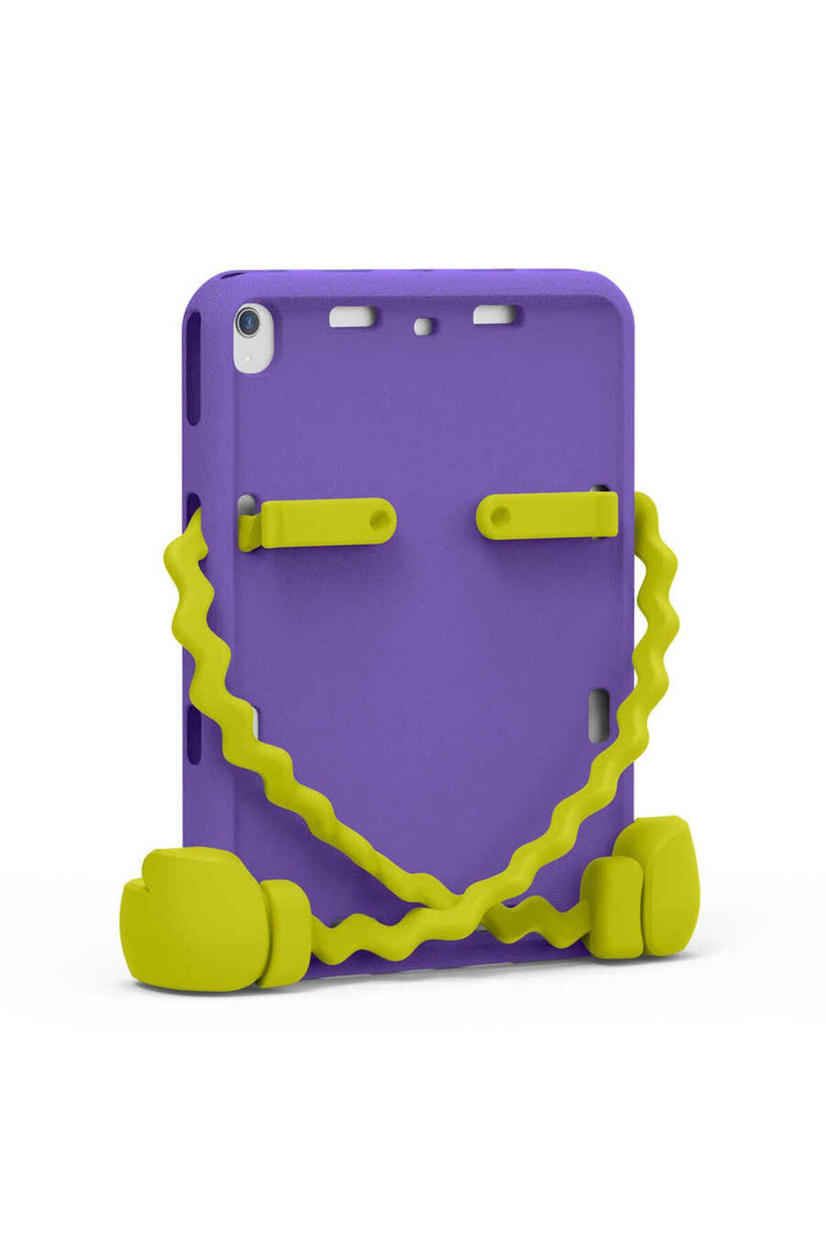 iPad 10.2 (8.Nesil) BSAY Eva Boxer Tablet Silikon - Kırmızı Gri