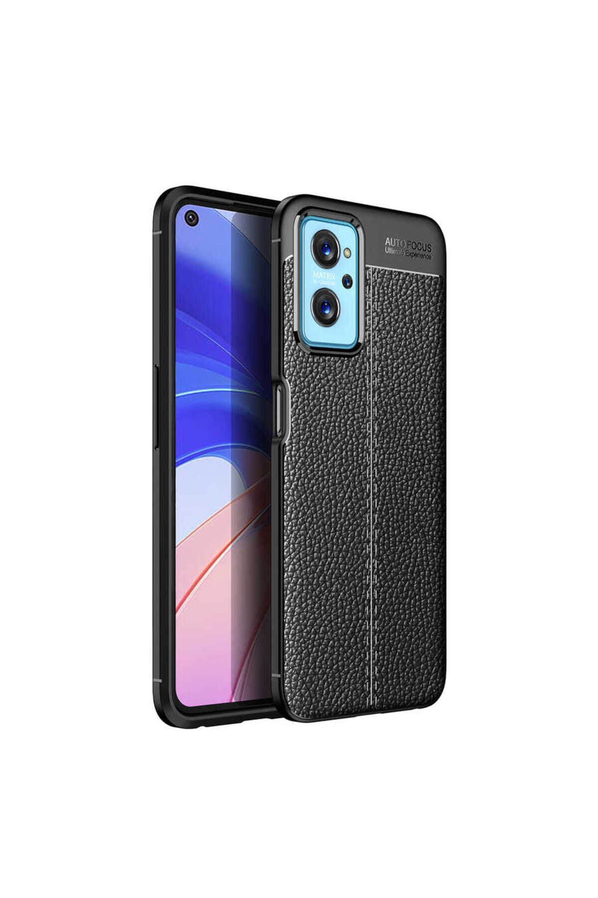 A76 Kılıf BSAY Niss Silikon Kapak - Lacivert Siyah