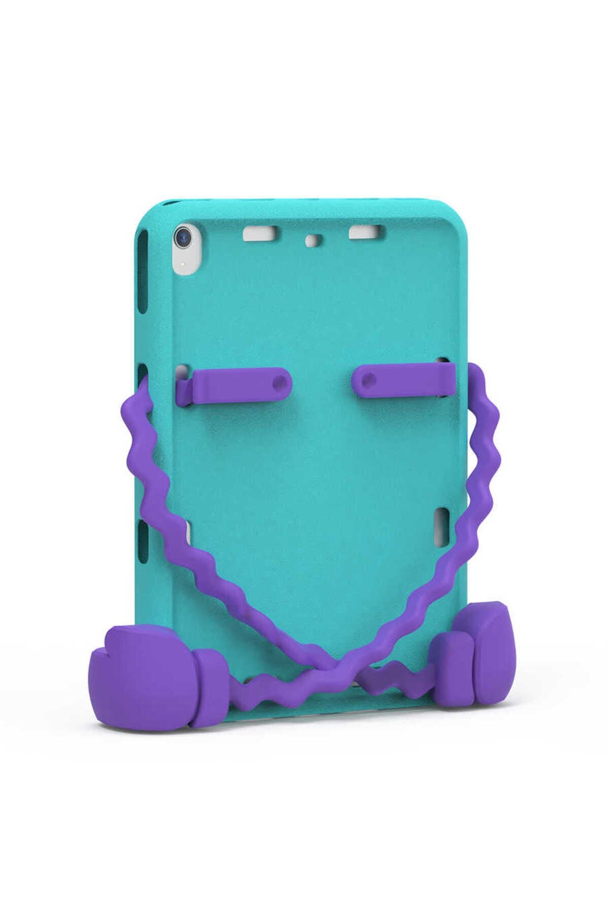 iPad 10.2 (8.Nesil) BSAY Eva Boxer Tablet Silikon - Kırmızı Mavi