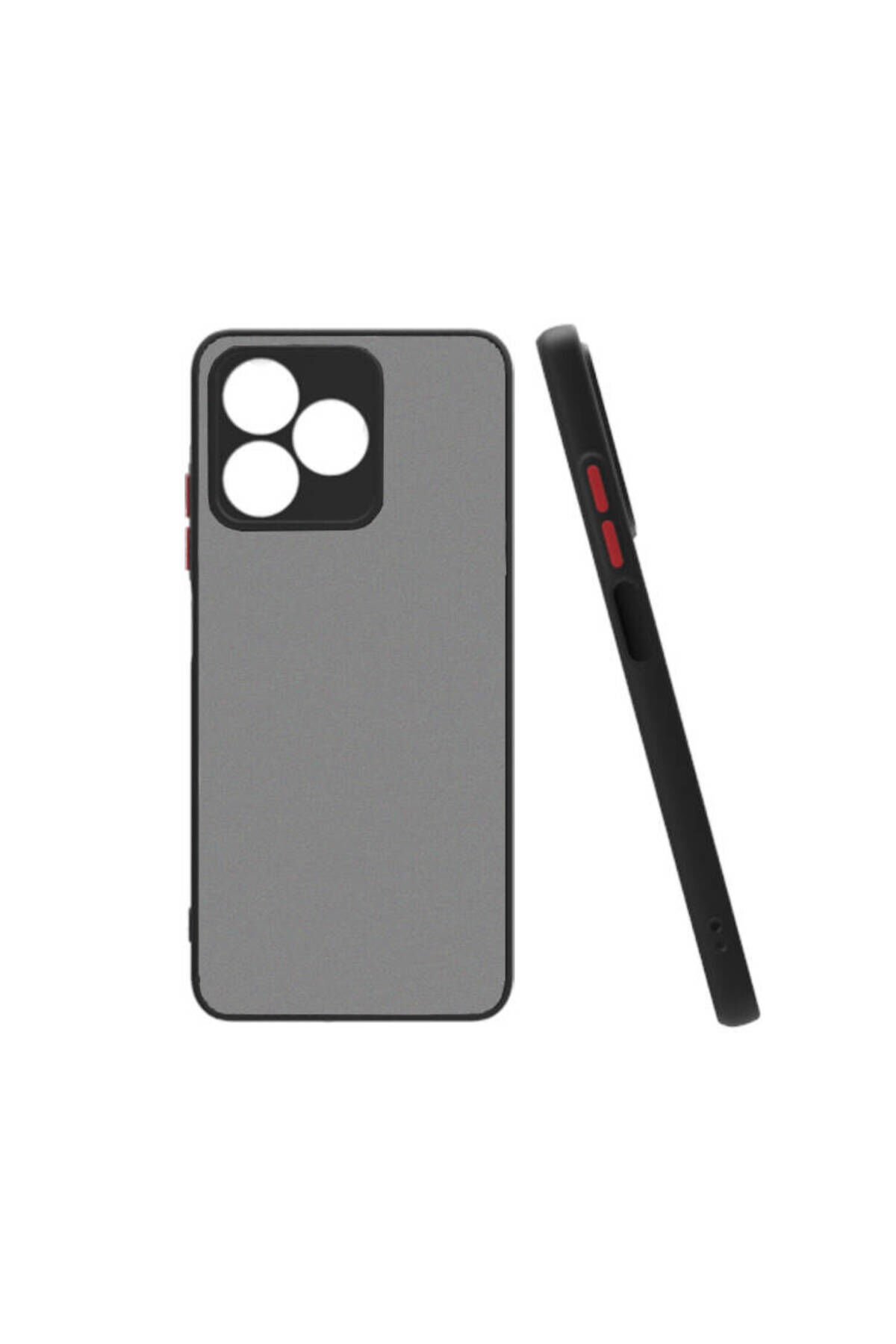 Realme C53 Kılıf BSAY Hux Kapak - Lacivert Siyah