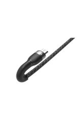 Siyah Shira Serisi Lightning Usb Kablo 30 cm-BSAY