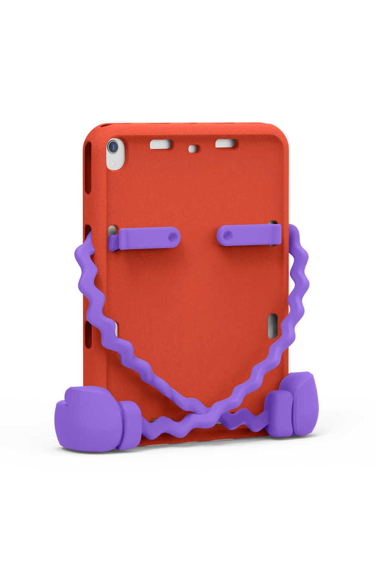 iPad Pro 10.5 (7.Nesil) BSAY Eva Boxer Tablet Silikon - Siyah Pembe Koyu