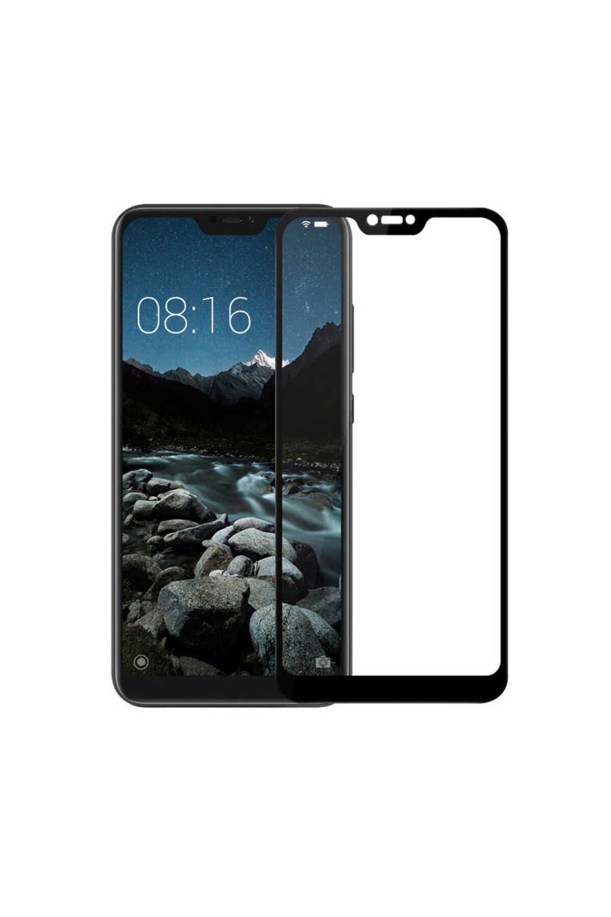 Mi 8 Lite Davin Seramik Ekran Koruyucu - Siyah
