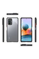 Redmi Note 10 Pro Kılıf BSAY Kaff Kapak - Kırmızı Kırmızı