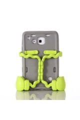 Galaxy Tab 4 7.0 T230 BSAY Eva Boxer Tablet Silikon - Kırmızı Pembe Koyu