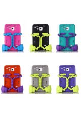 Galaxy Tab 4 7.0 T230 BSAY Eva Boxer Tablet Silikon - Kırmızı Pembe Koyu