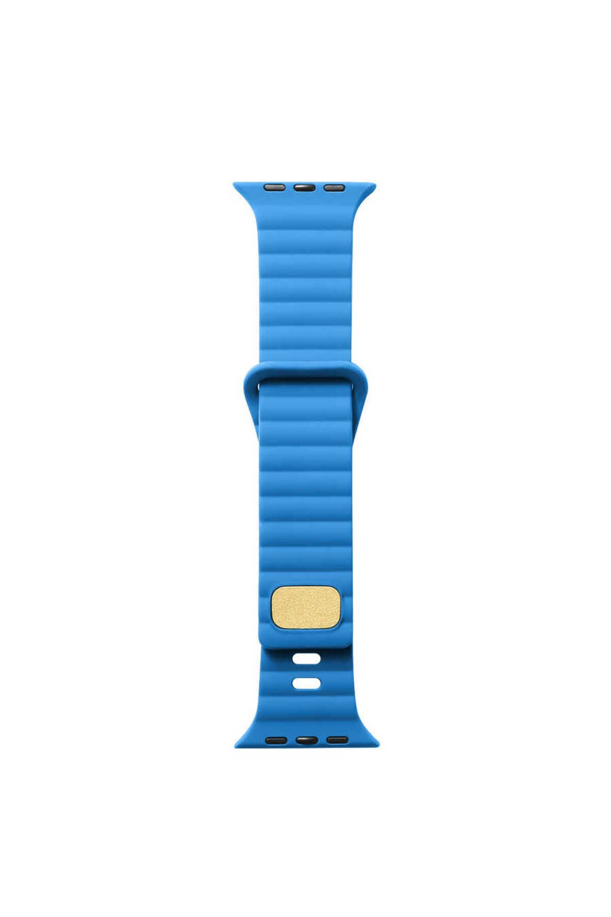 Watch Ultra 49mm Uyumlu KRD-73 Uyumlu BSAY Kordon-Krem Mavi