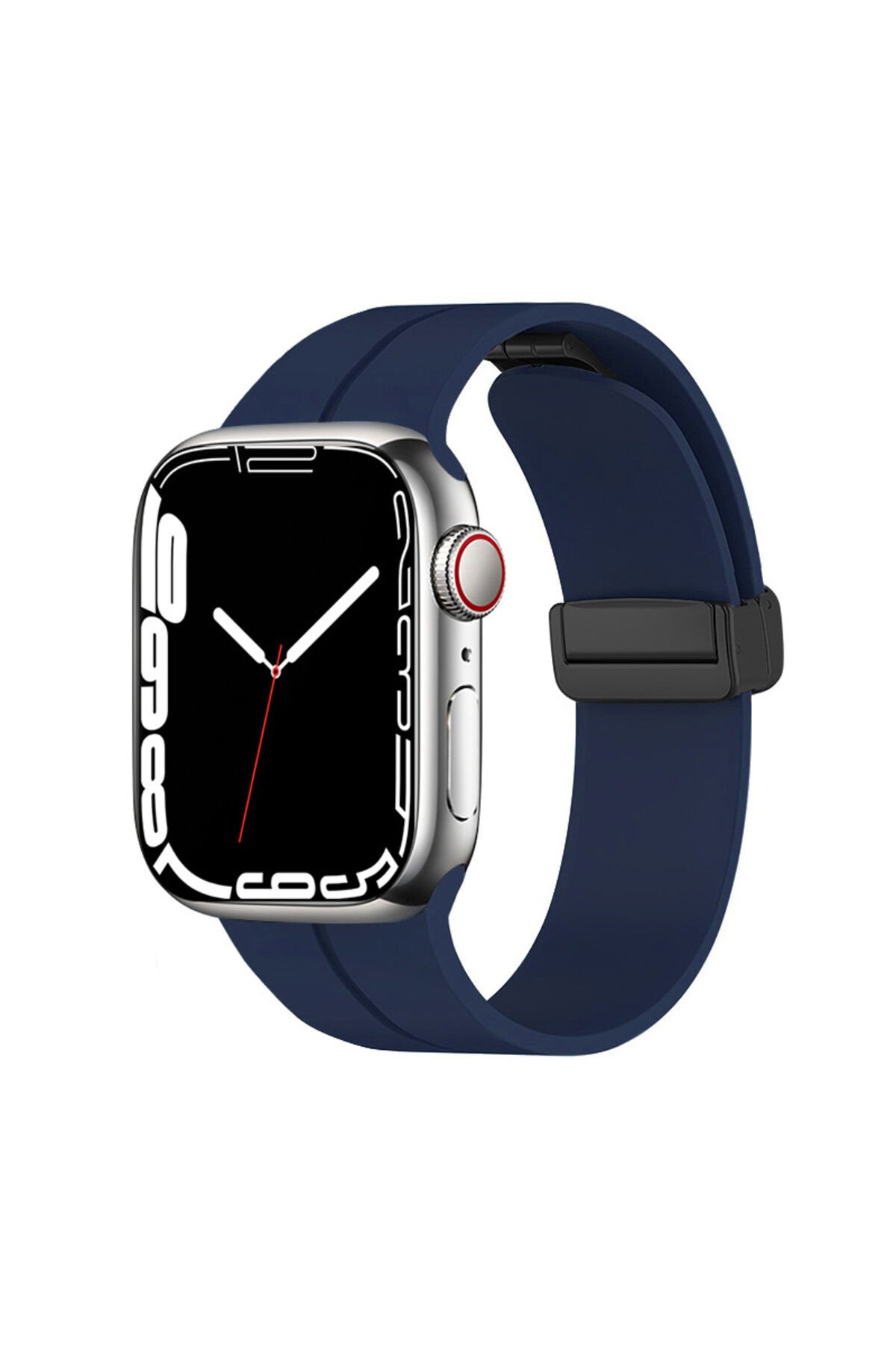 Watch 7 41mm Uyumlu KRD-84 Uyumlu GZST Kordon-Siyah Yeşil