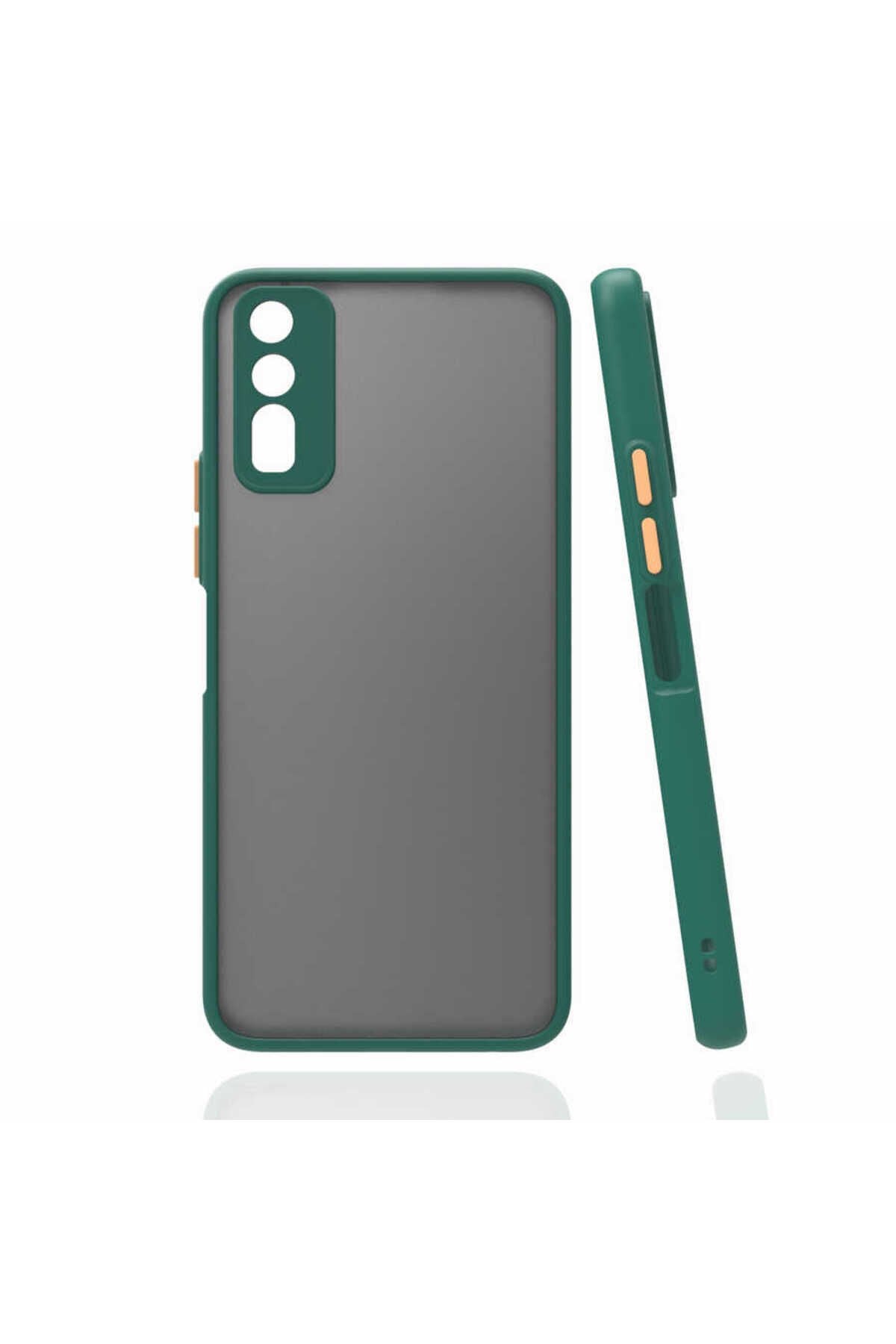 Vivo Y11S Kılıf BSAY Hux Kapak - Lacivert Koyu Yeşil