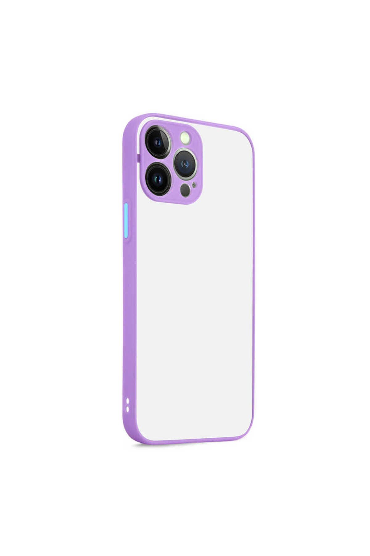 iPhone 13 Pro Uyumlu BSAY Hux Kılıf-Pembe Lila