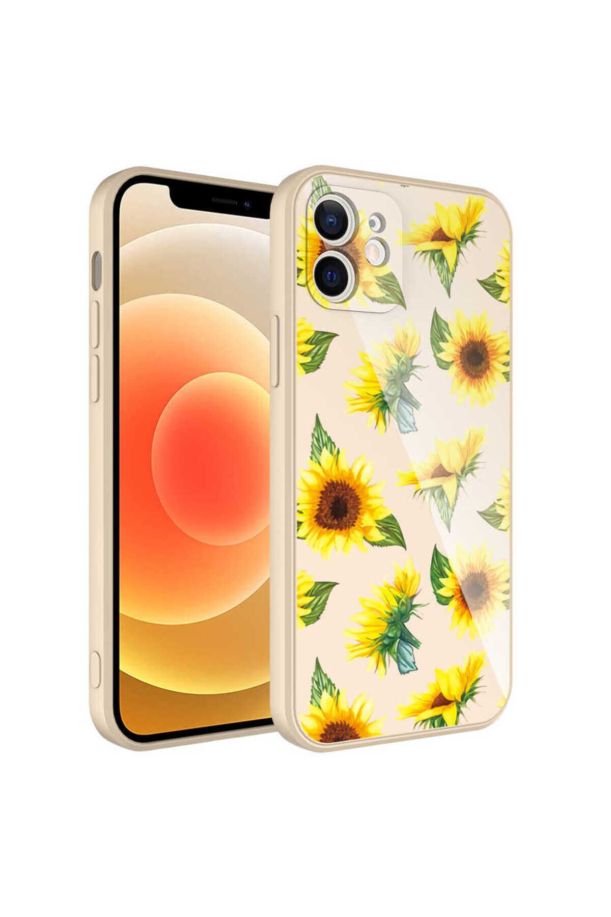 iPhone 11 Uyumlu Kamera Korumalı Desenli Sert Silikon BSAY Epoksi Kılıf-NO7 No2