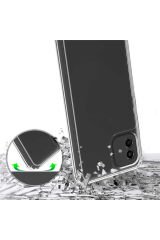 Galaxy A04E Kılıf BSAY 2mm Anti Shock Silikon - Renksiz Renksiz
