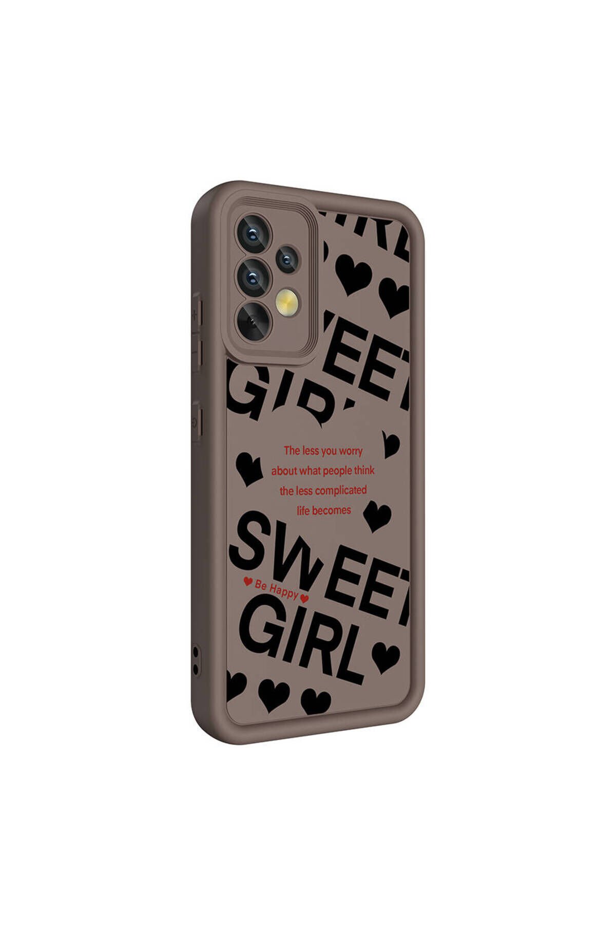 Galaxy A32 4G Kılıf Kamera Korumalı Baskılı Arka Yüzey JoieCreatif Klas Kapak - Siyah Siyah