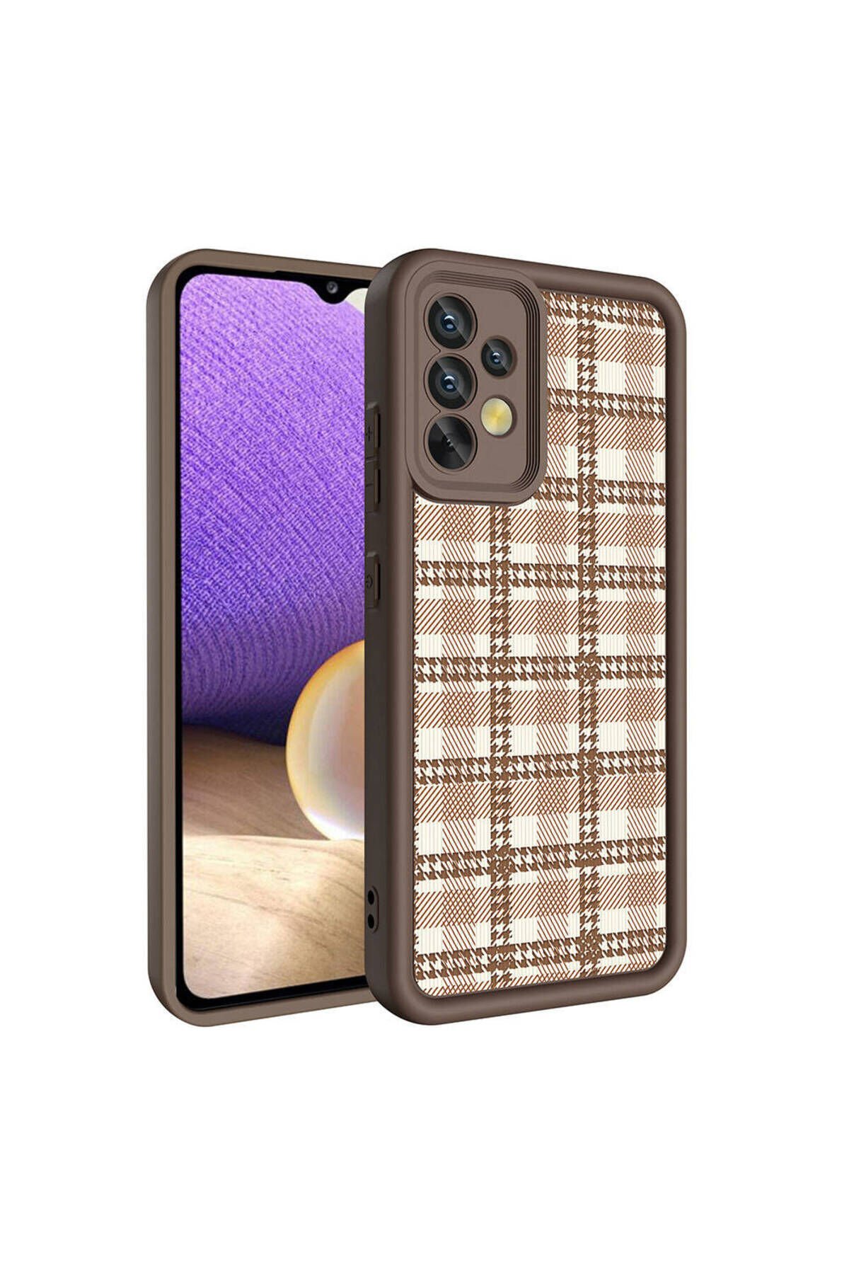 Galaxy A32 4G Kılıf Kamera Korumalı Baskılı Arka Yüzey JoieCreatif Klas Kapak - Siyah Siyah