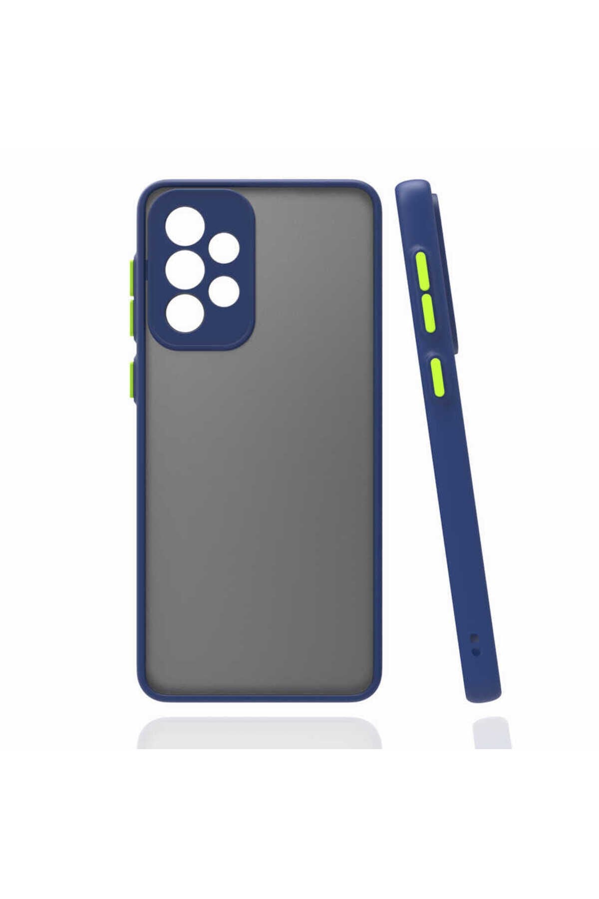 Galaxy A73 Kılıf BSAY Hux Kapak - Koyu Yeşil Lacivert