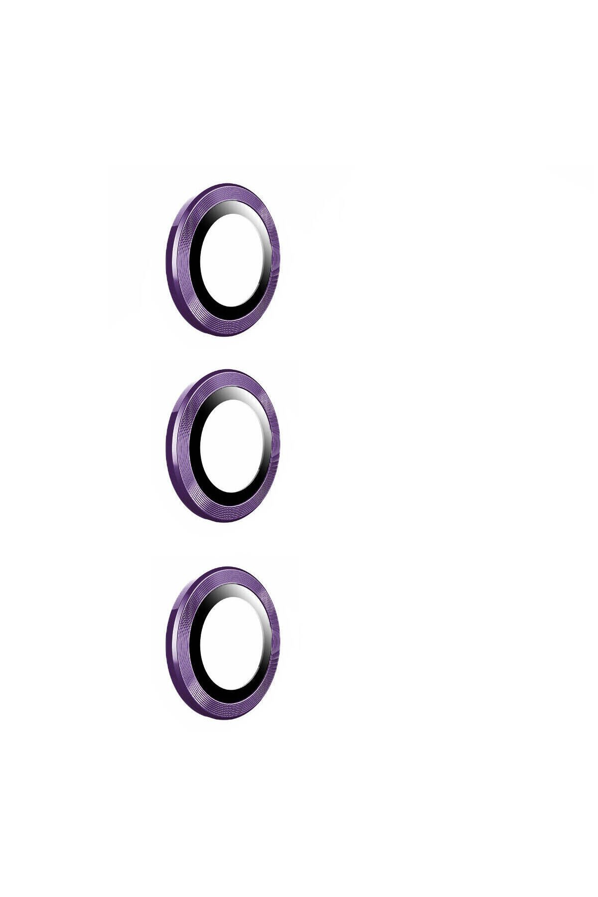 Galaxy S24 Uyumlu BSAY Kamera Koruyucu Cam Filmi-Titanyum Derin Mor