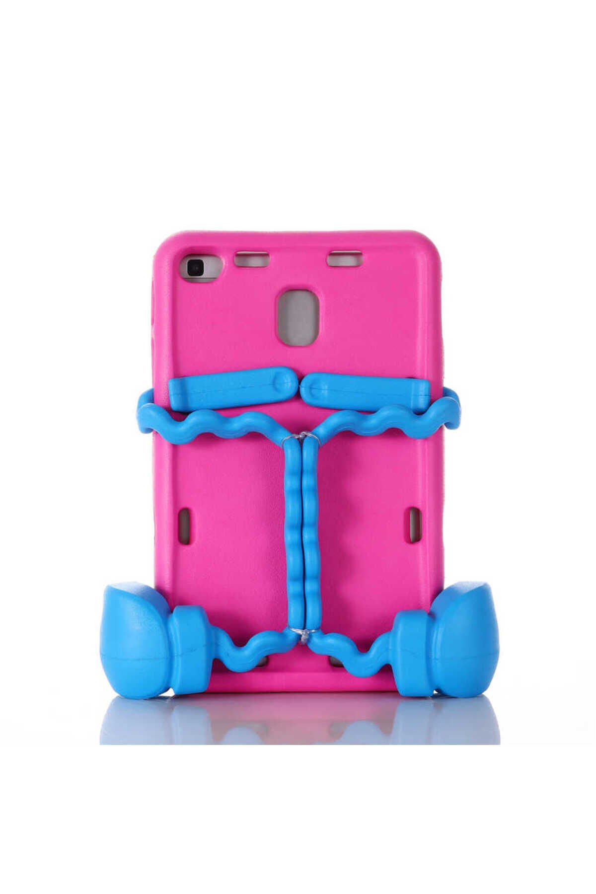 Galaxy Tab A 8.0 (2019) T290 SBT Eva Boxer Tablet Silikon - Pembe Koyu Pembe Koyu