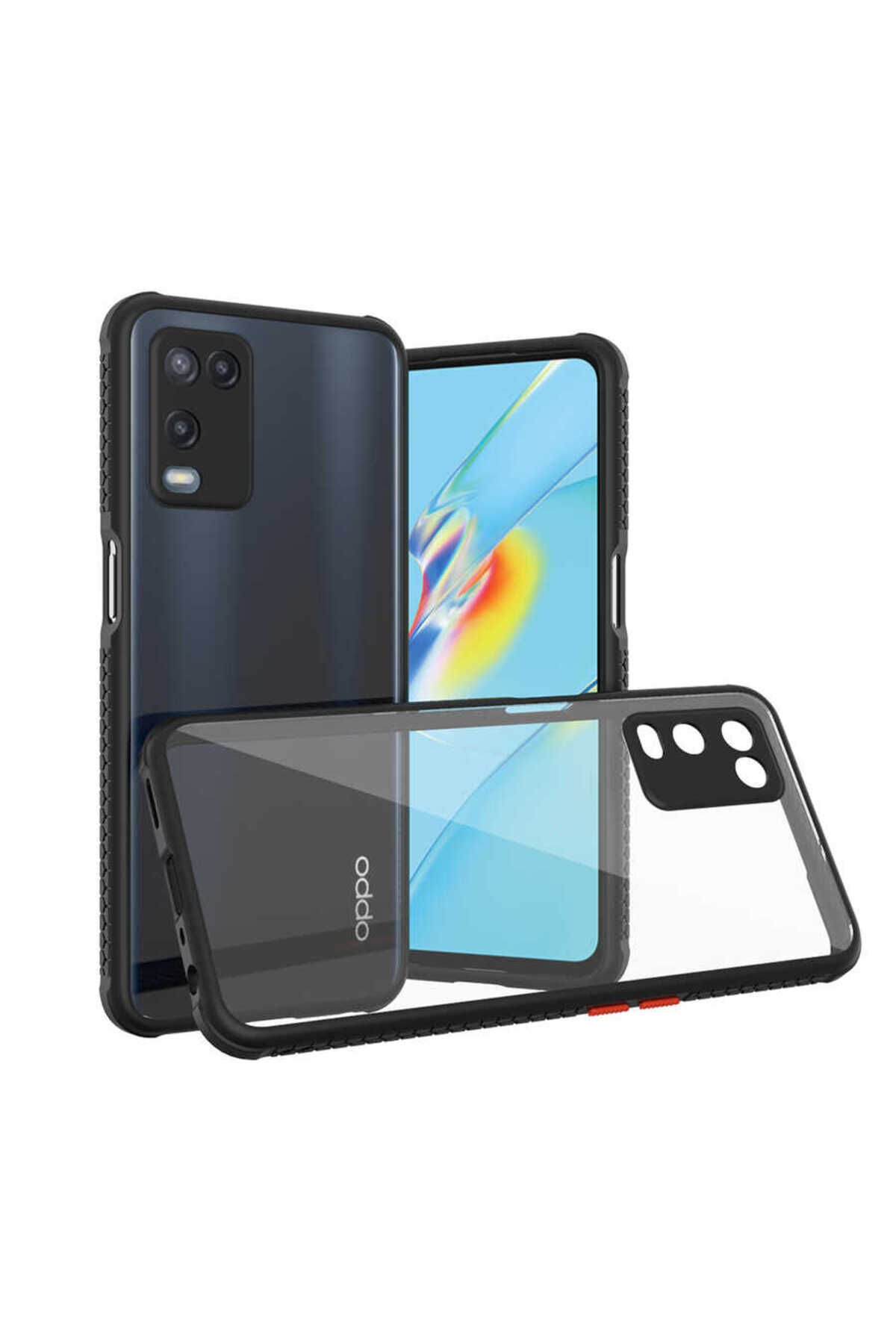 A54 4G Kılıf MSRA Kaff Kapak - Siyah Siyah