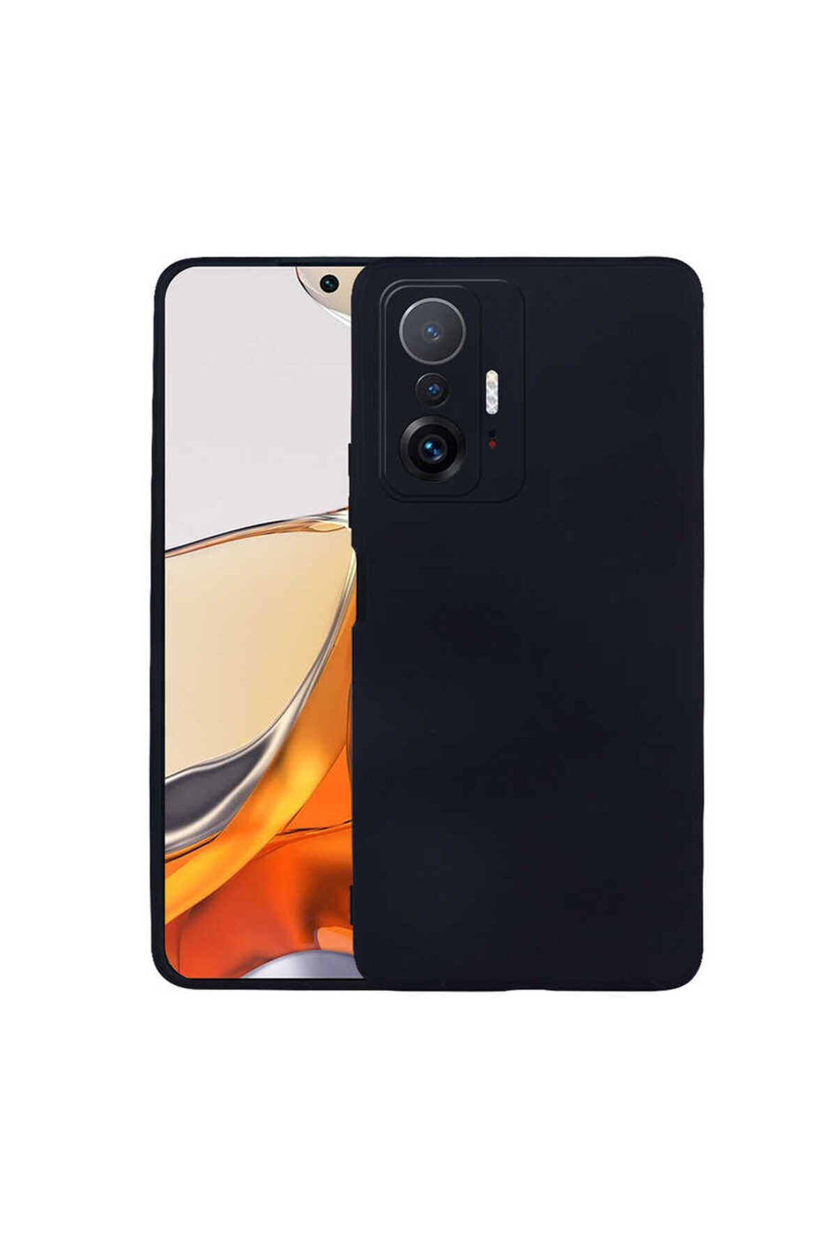 Mi 11T 5G Kılıf ANKY Premier Silikon Kapak - Siyah