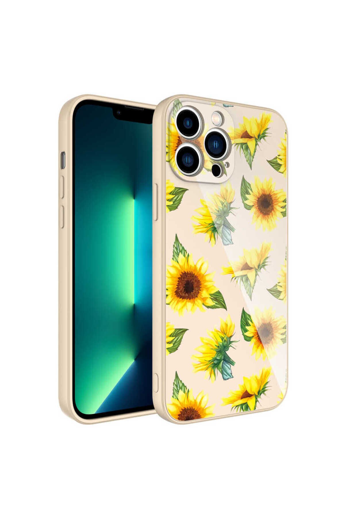 iPhone 12 Pro Uyumlu Kamera Korumalı Desenli Sert Silikon BSAY Epoksi Kılıf-NO10 No2