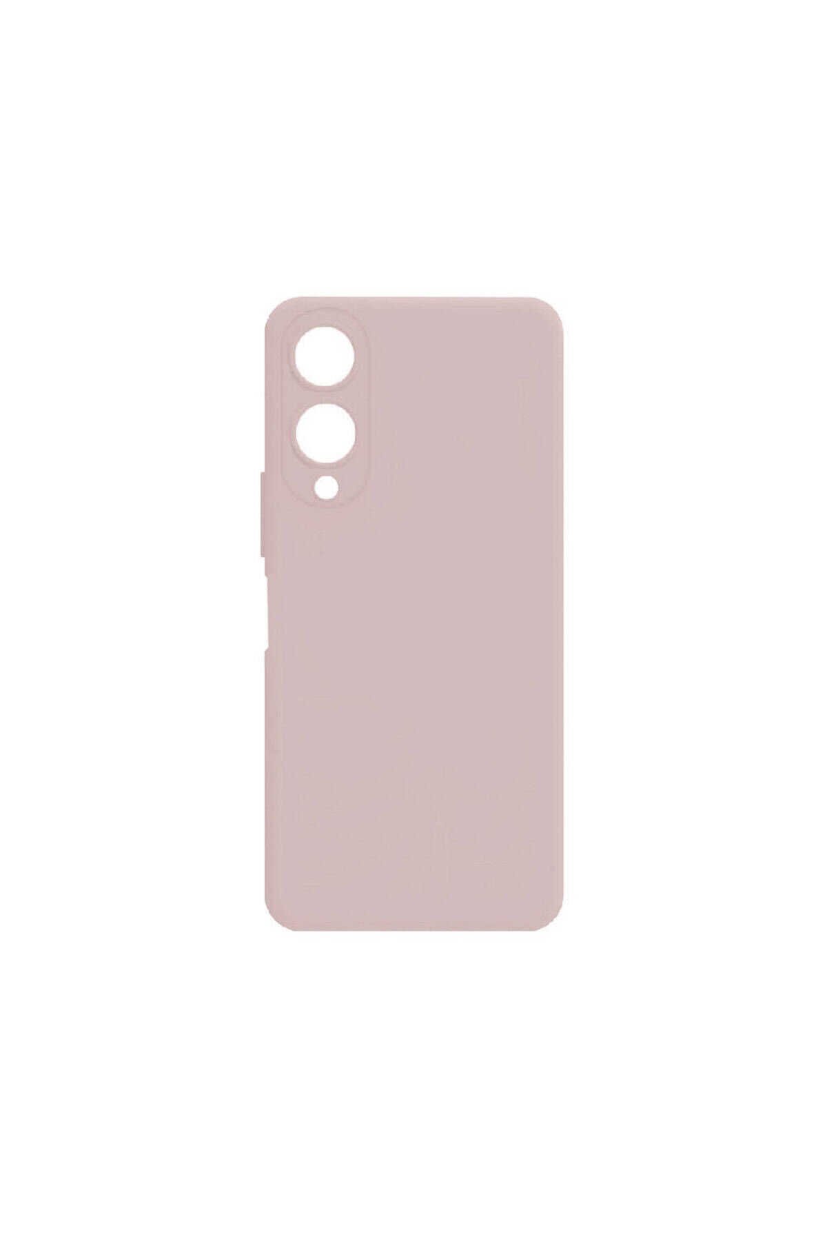 Vivo Y17S Kılıf BSAY Biye Silikon - Gri Pembe Açık