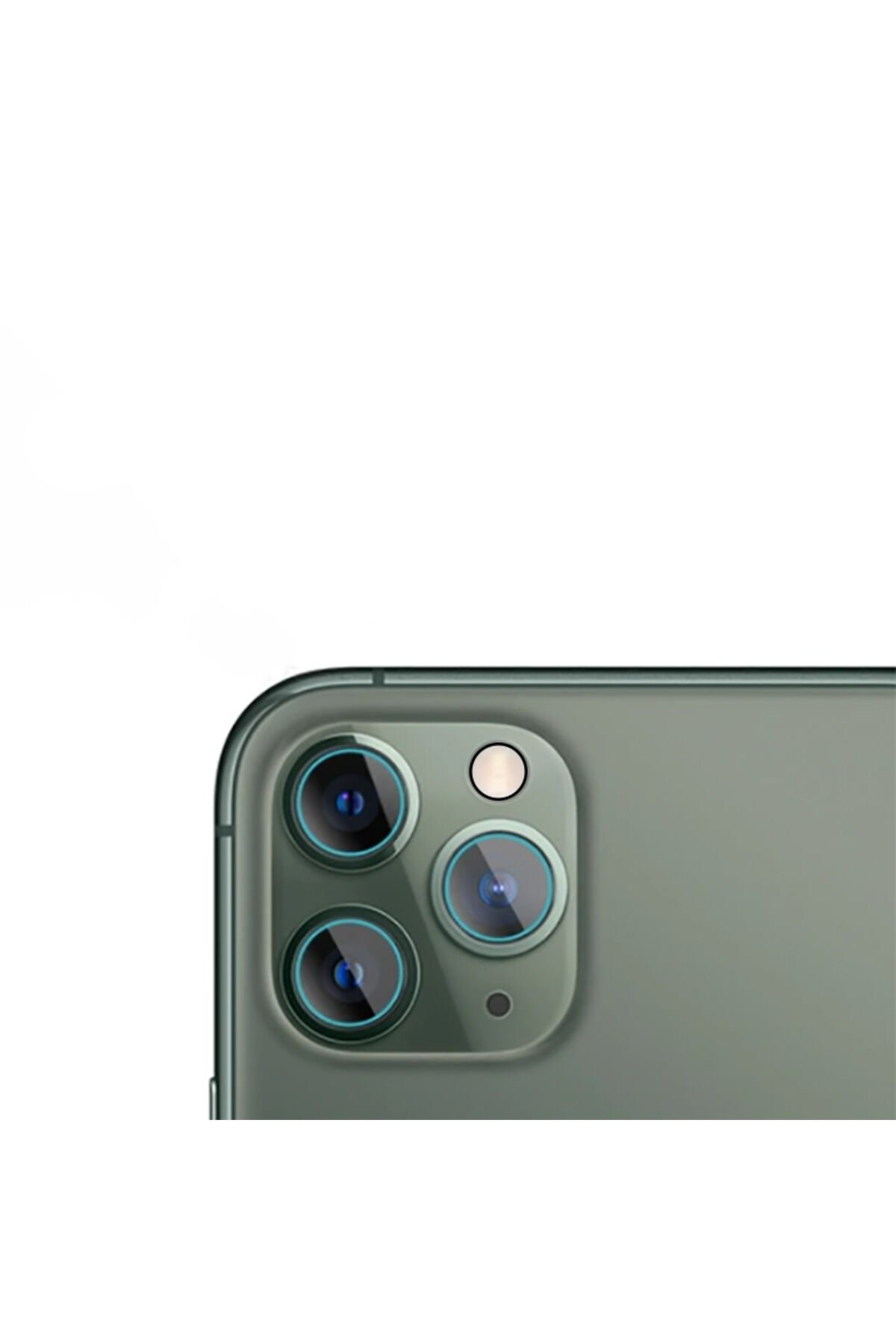 iPhone 12 Pro Uyumlu BSAY Kamera Koruyucu Cam Filmi-Renksiz Renksiz