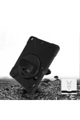 iPad 10.2 2021 (9.Nesil) BSAY Defender Tablet Silikon - Siyah Siyah