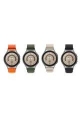 Galaxy Watch 42mm Uyumlu KRD-74 20mm Hasır BSAY Kordon-Turuncu Turuncu