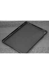 iPad 10.2 2021 (9.Nesil) GZST Kalemli Tablet Silikon - Siyah Siyah