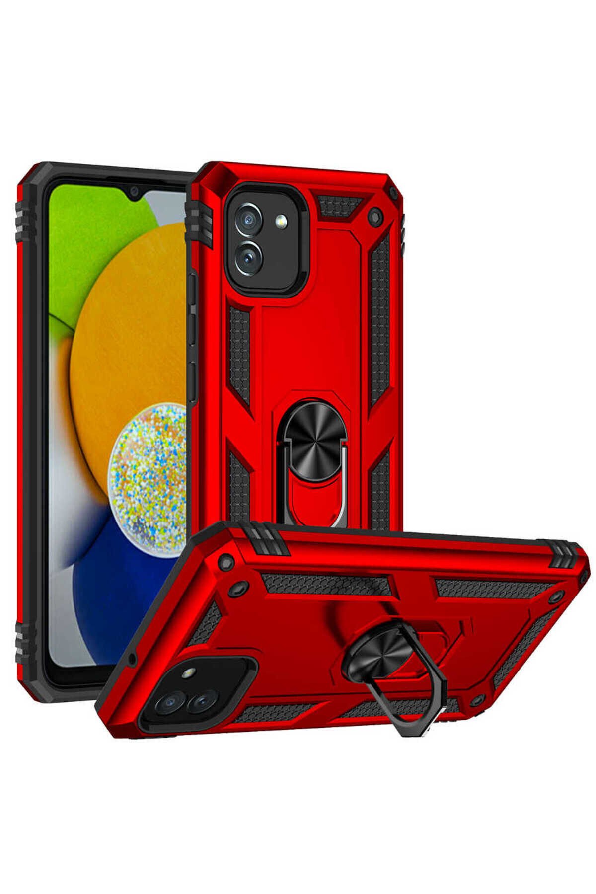 Galaxy A03 Kılıf BSAY Vega Kapak - Kırmızı