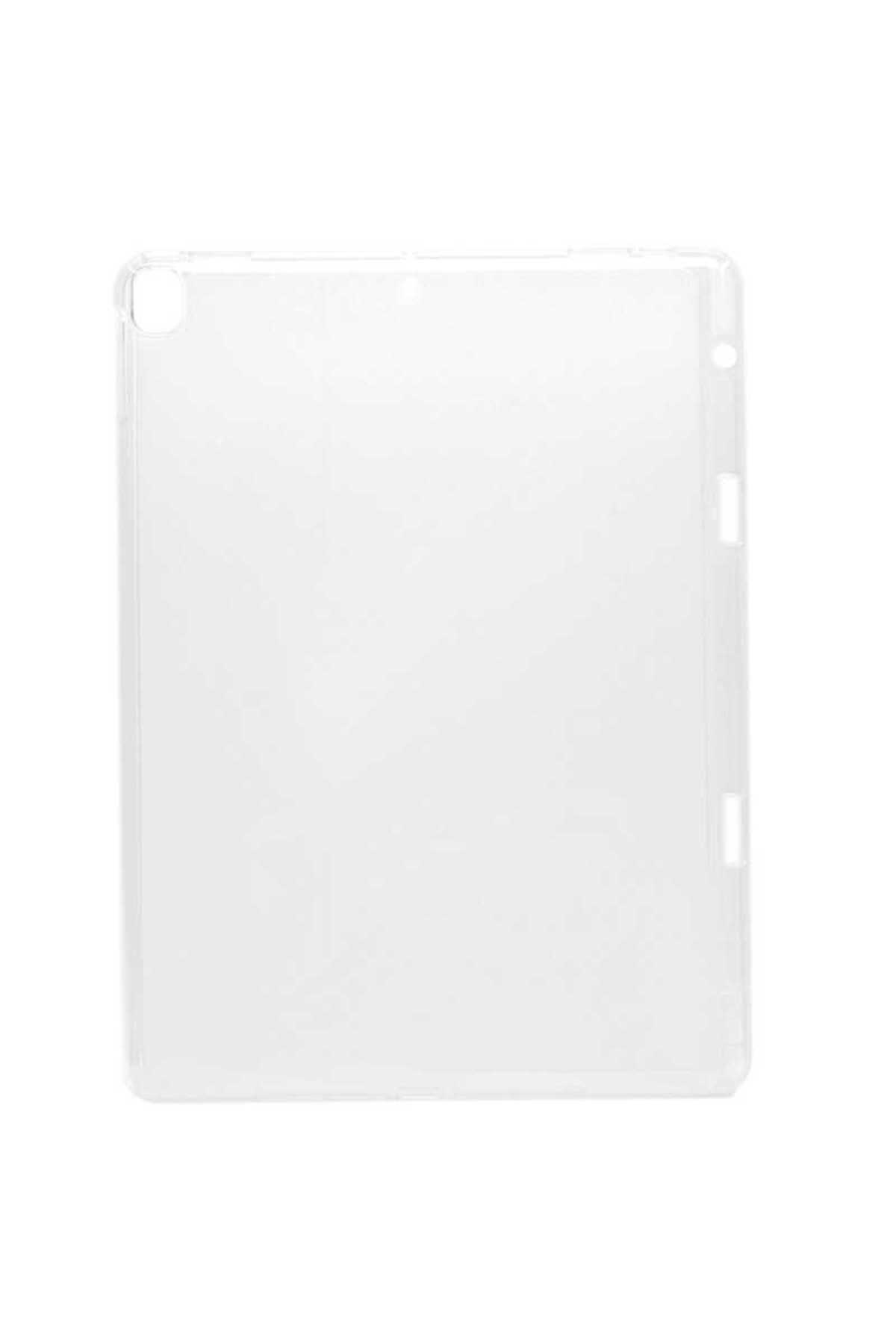 iPad 10.2 2021 (9.Nesil) ZPRB Kalemli Tablet Silikon - Renksiz Renksiz