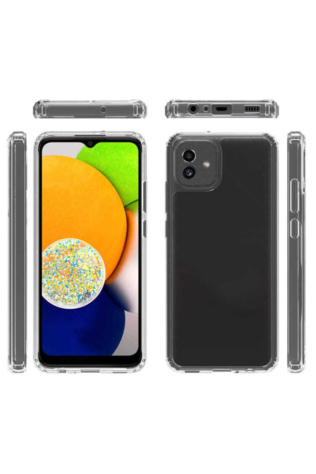 Galaxy A04 Kılıf BSAY 2mm Anti Shock Silikon - Renksiz