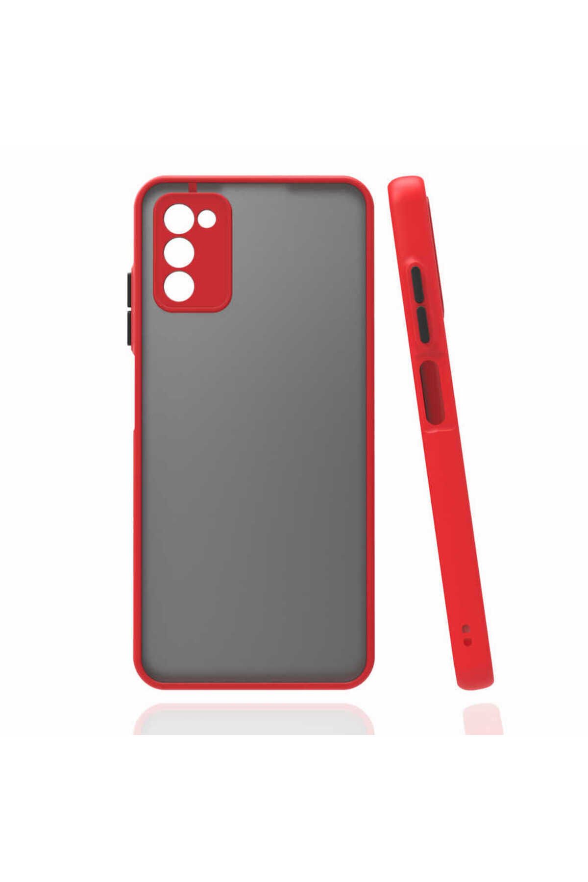 Galaxy A03S Kılıf EFR Hux Kapak - Kırmızı Kırmızı