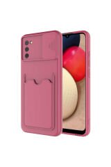 Galaxy A02S Kılıf BSAY Kartix Kapak - Siyah Koyu Mor
