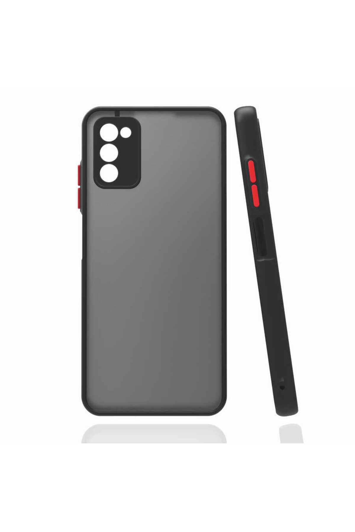 Galaxy A03S Kılıf MRSA Hux Kapak - Siyah Siyah