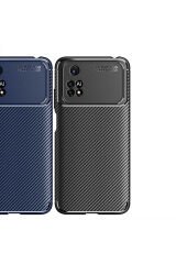 Poco M4 Pro 4G Kılıf BSAY Negro Silikon Kapak - Lacivert