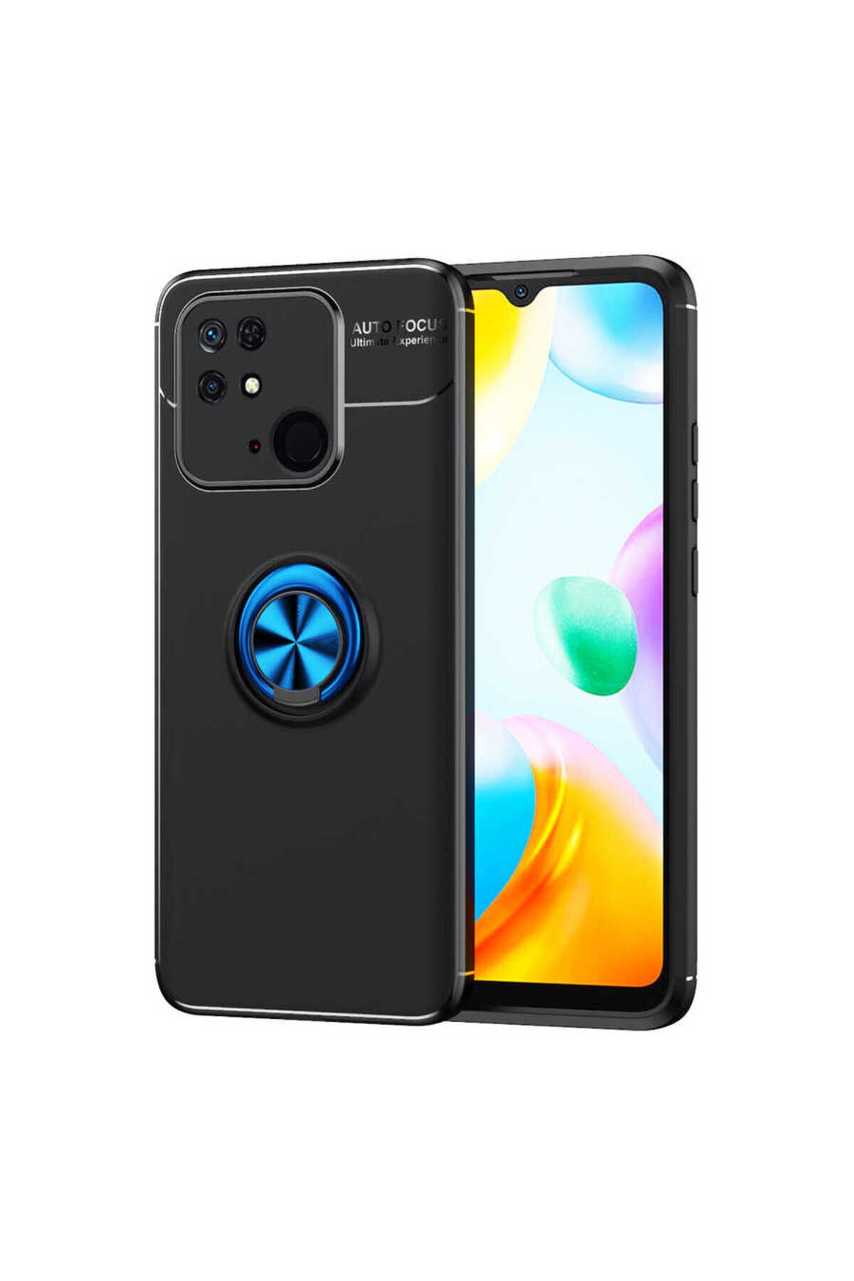 Poco C40 Kılıf BSAY Ravel Silikon Kapak - Mavi Mavi