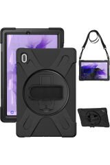 Galaxy Tab S7 FE LTE (T737-T736-T733-T730) BSAY Defender Tablet Silikon - Siyah Siyah