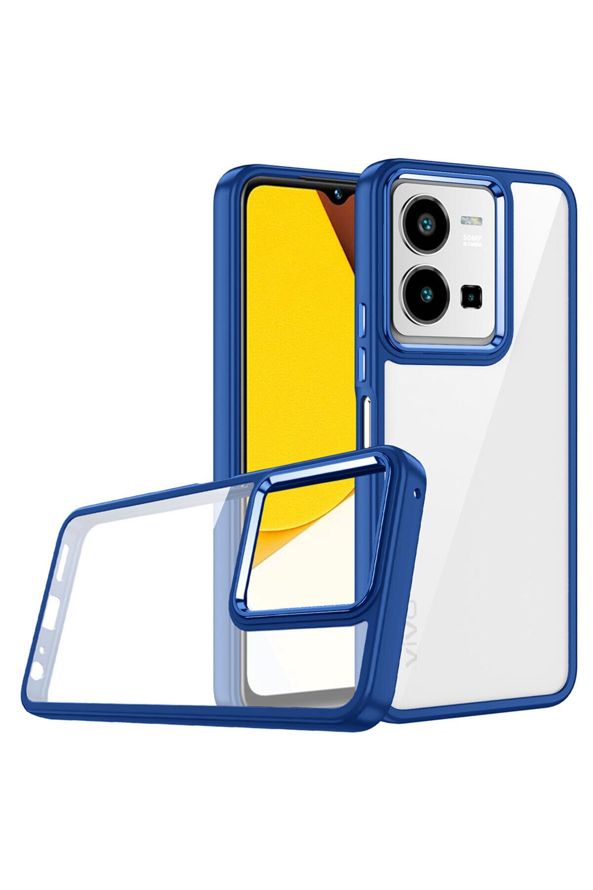 Vivo Y35 Kılıf BSAY Flora Kapak - Yeşil Yeşil