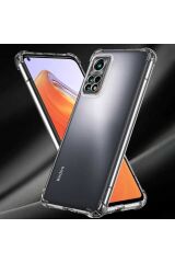 Mi 12T Pro Kılıf Zore Kamera Korumalı Nitro Anti Shock Silikon - Renksiz Renksiz