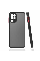 Galaxy M32 Kılıf BSAY Hux Kapak - Lacivert Siyah