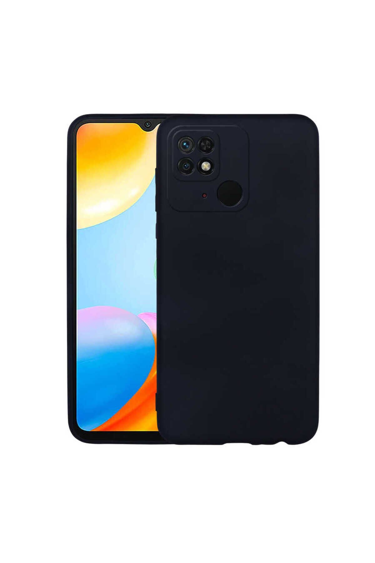 Poco C40 Kılıf BSAY Premier Silikon Kapak - Siyah Siyah