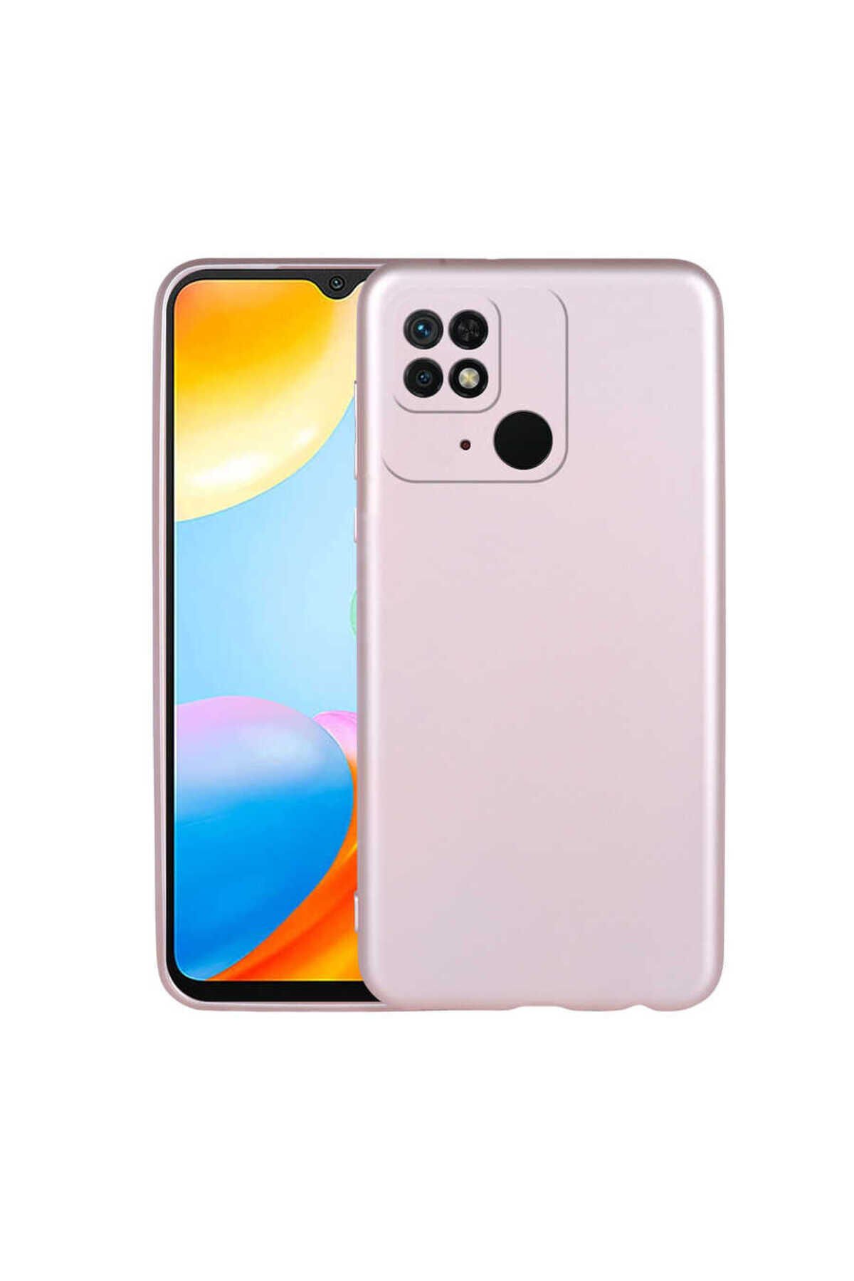 Poco C40 Kılıf GZST Premier Silikon Kapak - Rose Gold Rose Gold