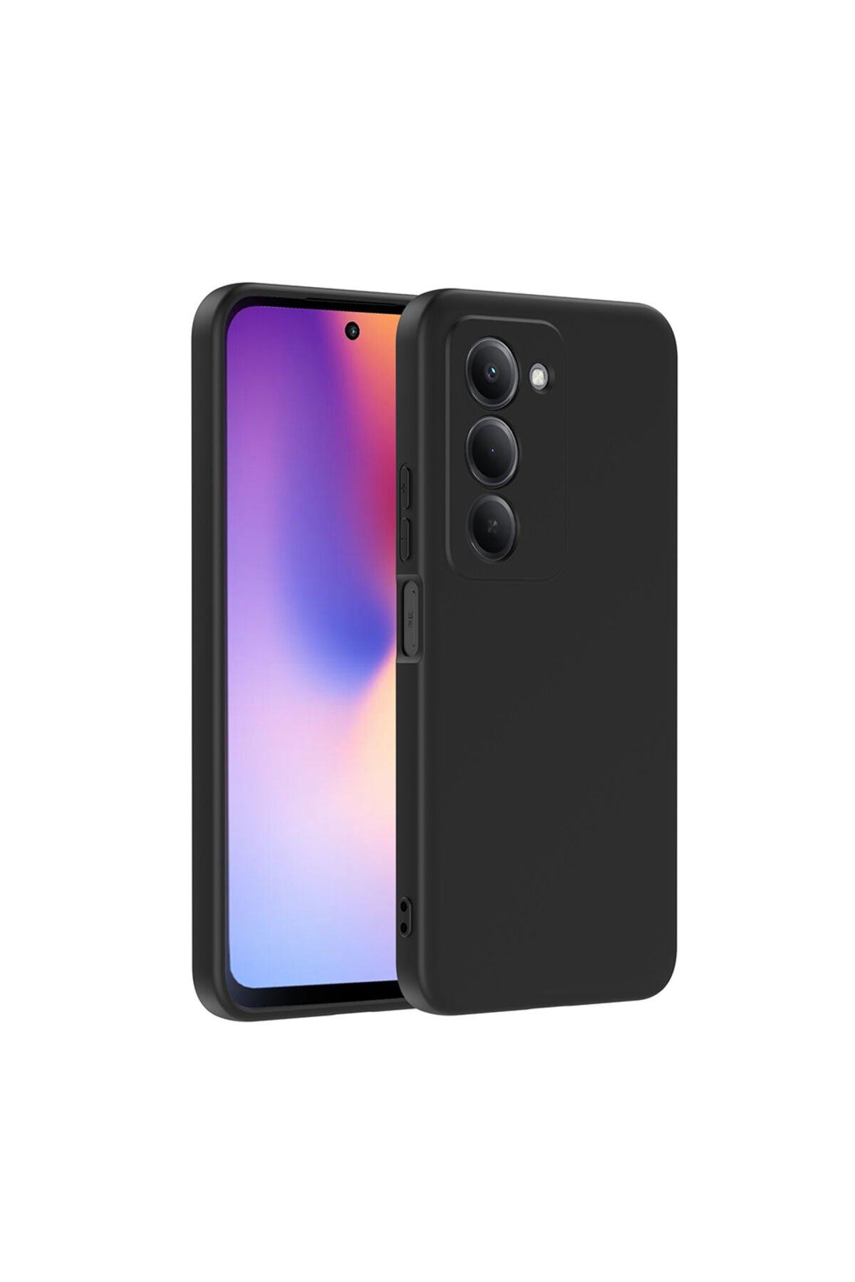 Redmi 15 Kılıf BSAY Mara Lansman Kapak - Siyah Siyah
