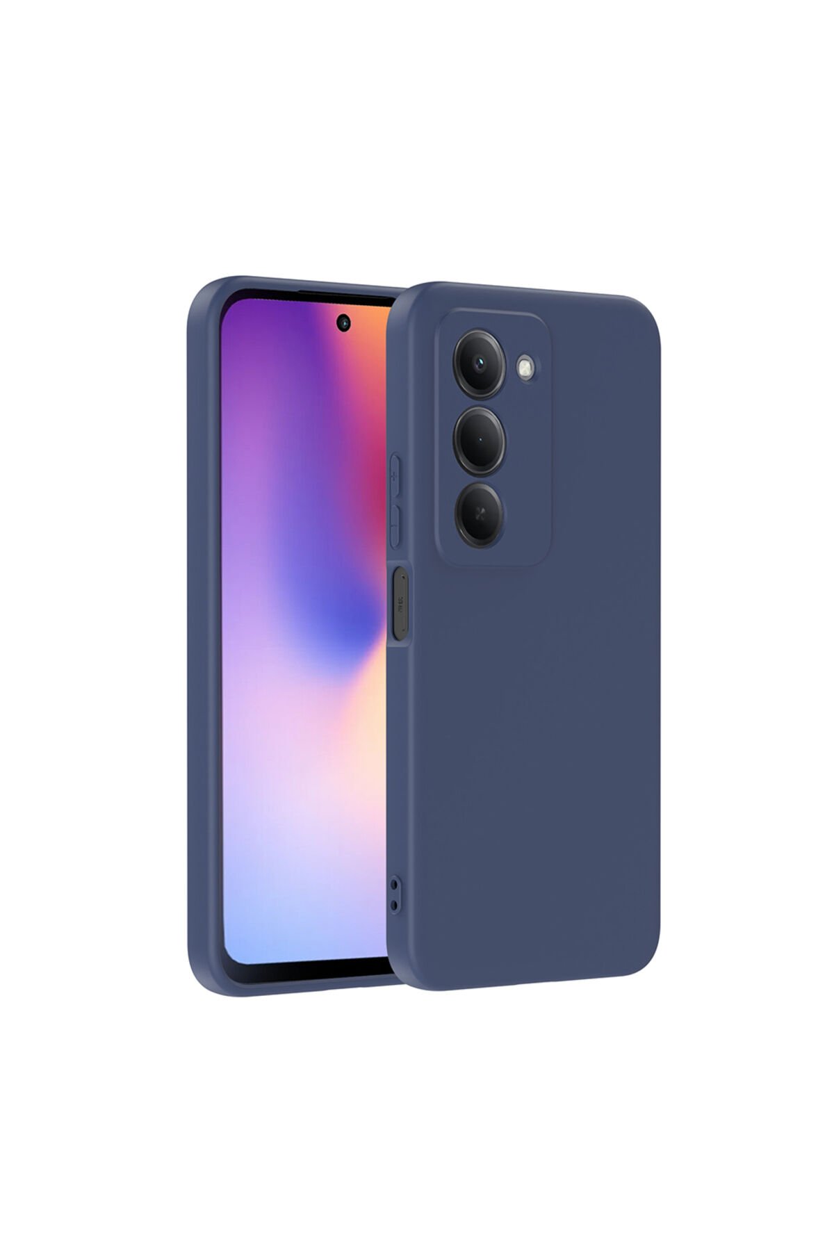 Redmi 15 Kılıf BSAY Mara Lansman Kapak - Siyah Lacivert