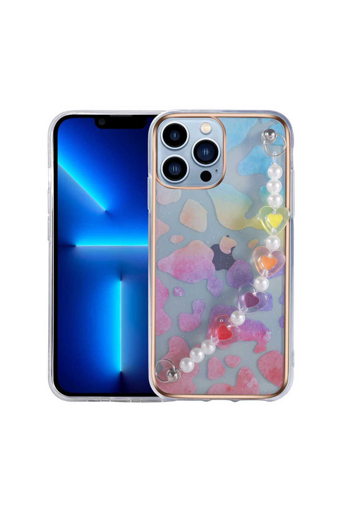iPhone 13 Pro Max Uyumlu NXAR Pilla Kılıf-Colorful