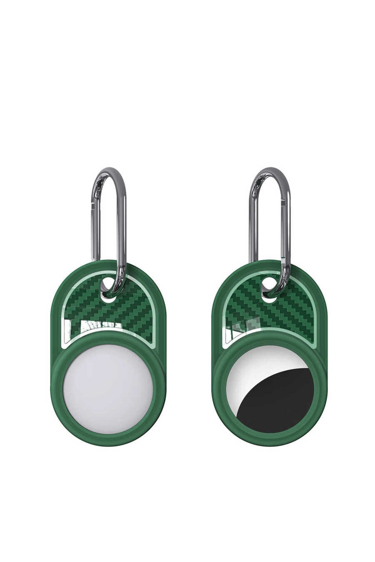 KHYR Airtag 05 Uyumlu Silikon Anahtarlık-Yeşil Yeşil