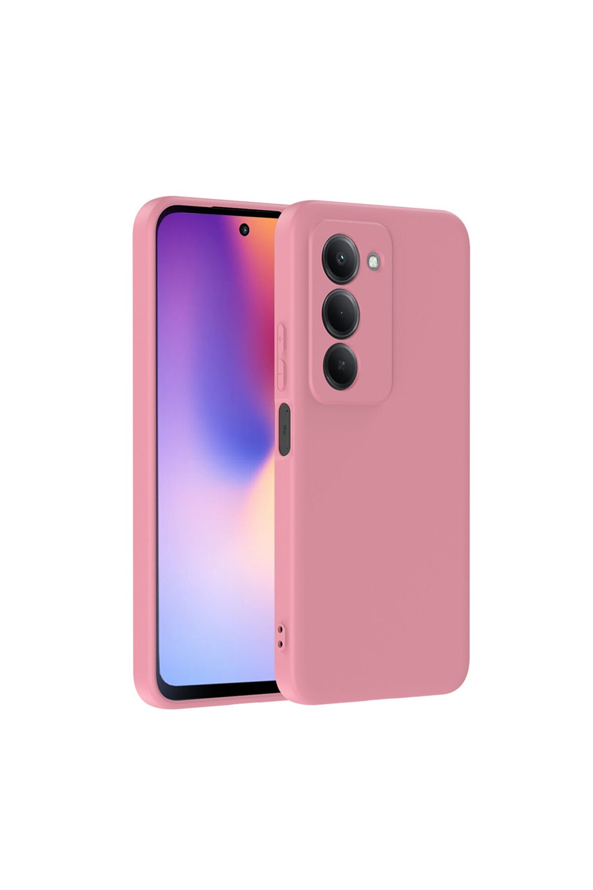 Redmi 15 Kılıf BSAY Mara Lansman Kapak - Siyah Pembe